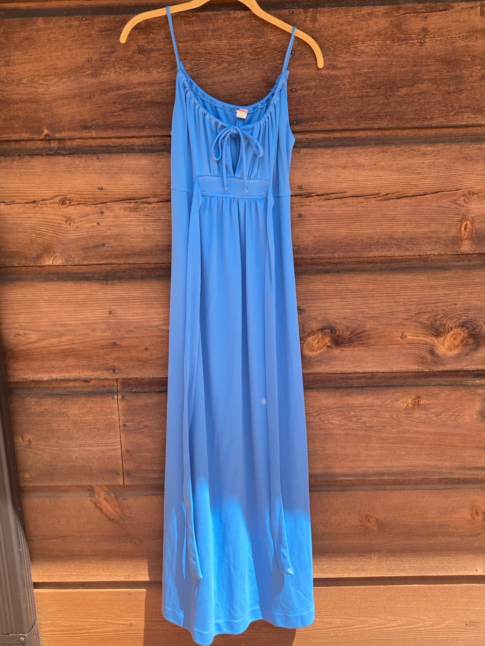 Vintage Spaghetti Strap Maxi Dress